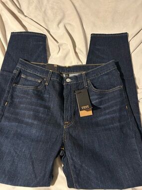 FRYE Women’s Dark Indigo Slim Straight Jeans